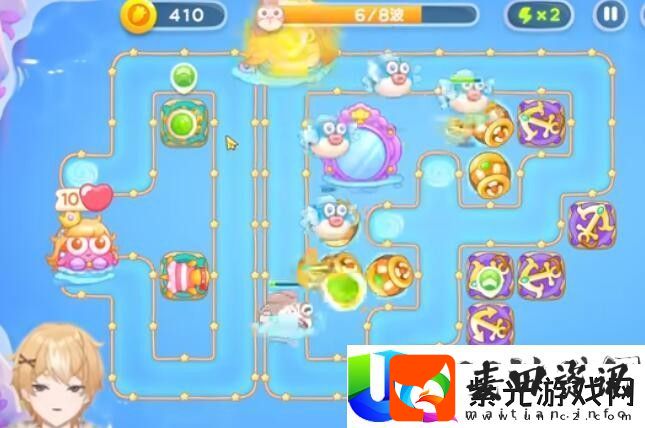保卫萝卜4海的闺女第44关通关攻略