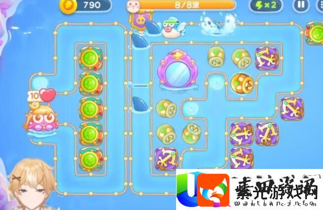 保卫萝卜4海的闺女第44关通关攻略