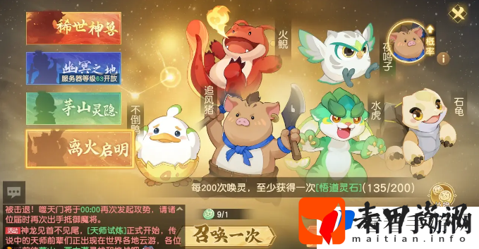 离火之境宠物怎么选择