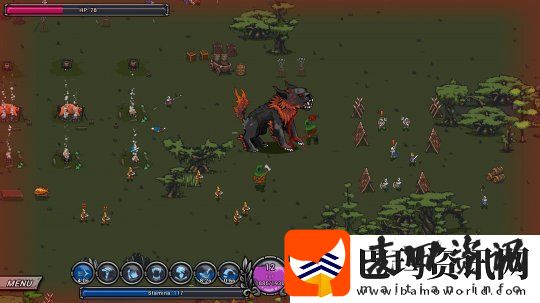 全新清版动作肉鸽游戏怪兽快跑试玩版现已在Steam平台上线