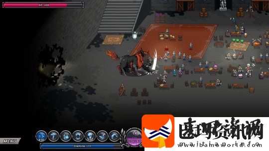 全新清版动作肉鸽游戏怪兽快跑试玩版现已在Steam平台上线