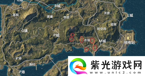 绝地求生刺激战场海岛野区降落位置地点推荐