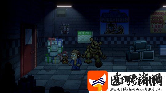 像素风格恐怖游戏玩具熊的午夜后宫走入深渊正式上线Steam平台