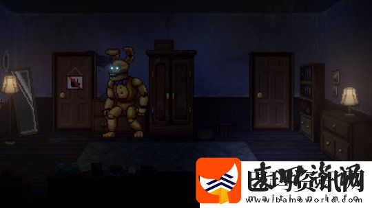 像素风格恐怖游戏玩具熊的午夜后宫走入深渊正式上线Steam平台