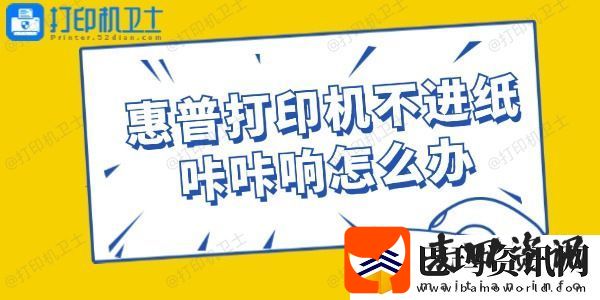 惠普打印机不进纸咔咔响怎么办