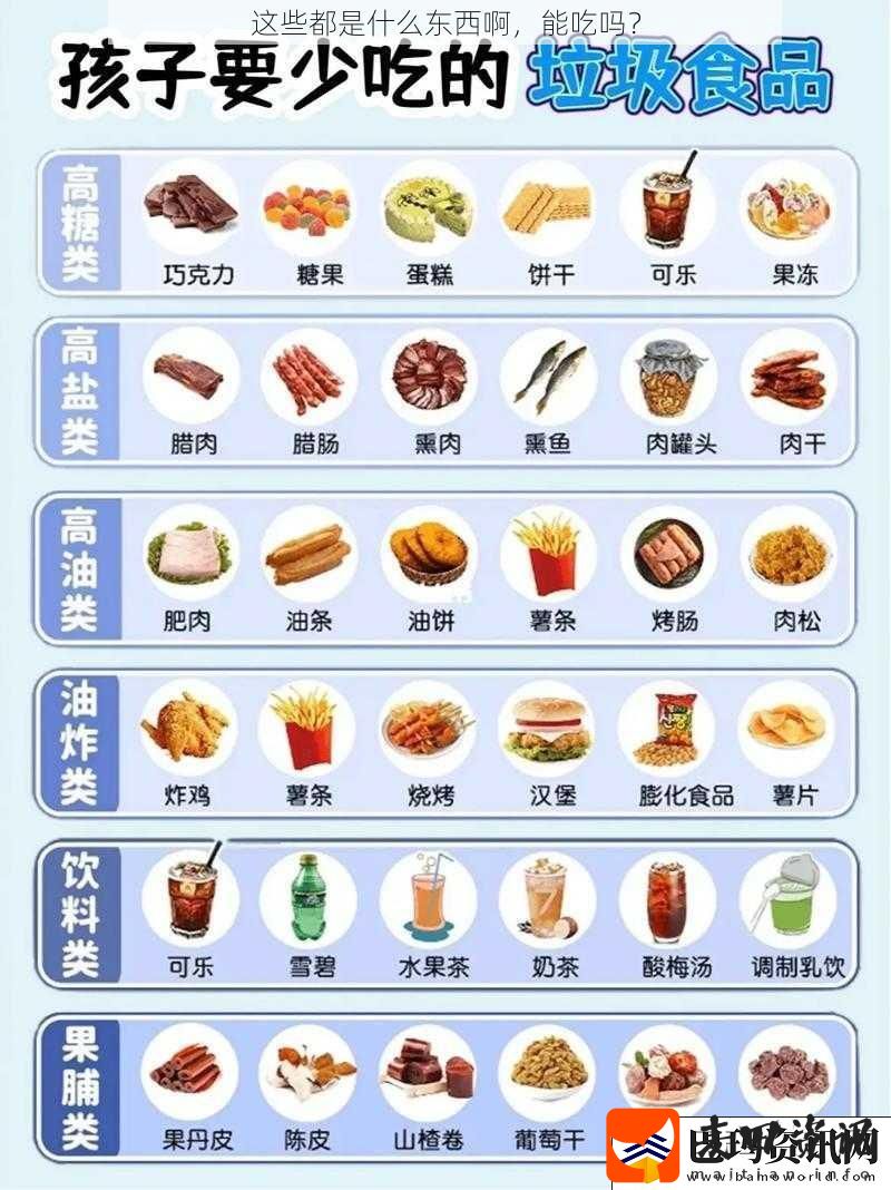 这些都是什么东西啊能吃吗