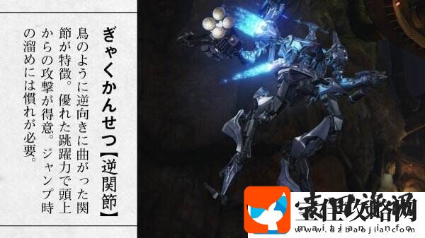 装甲核心6官方推荐了四种腿部装甲介绍