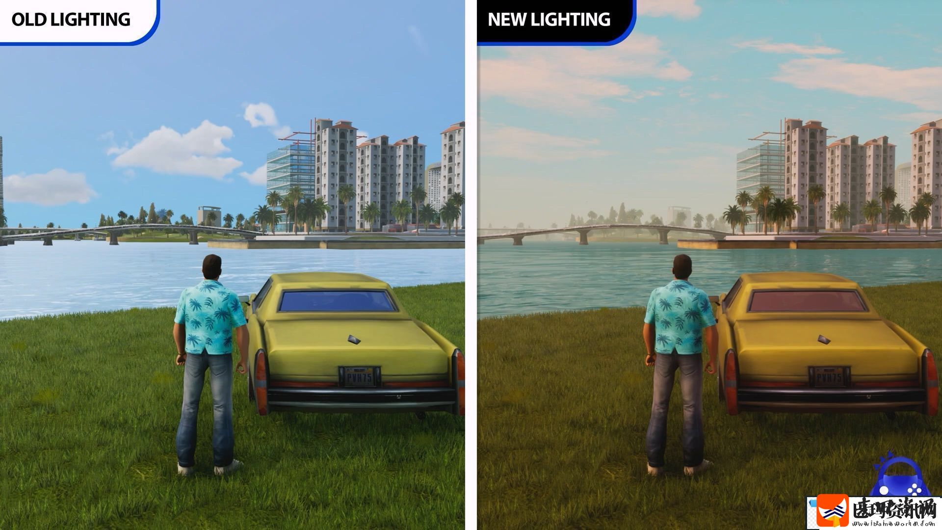 GTA三部曲更新后光照对比视频