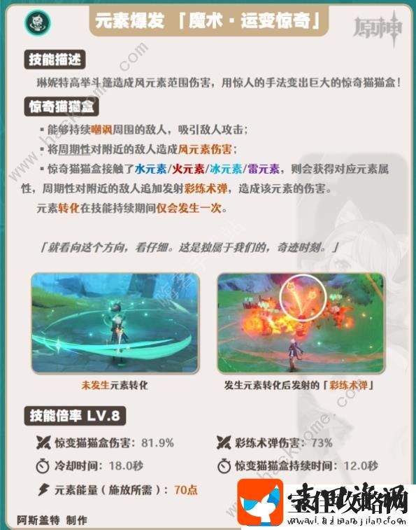 原神琳妮特技能介绍
