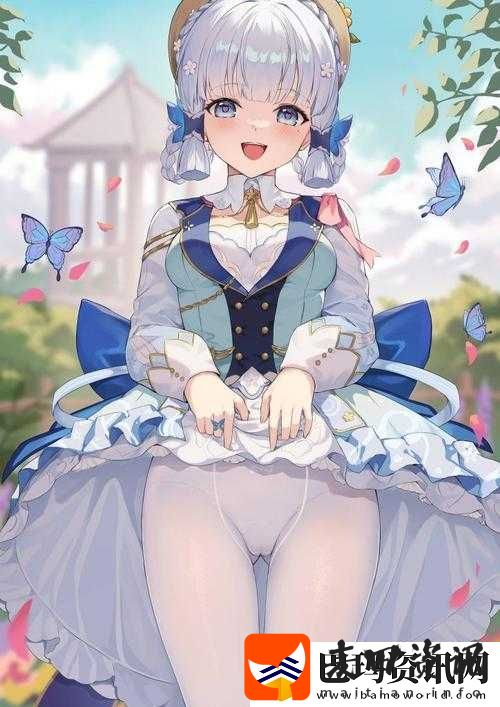 旅行者将绫华的脚放在掌心摩擦